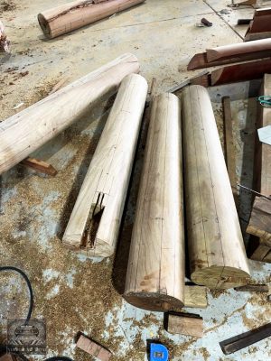 lầu tứ giác gỗ lim