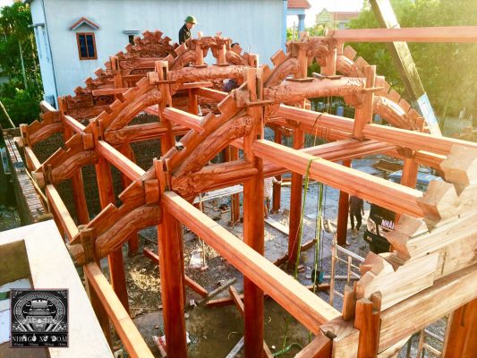 báo giá nhà gỗ xoan