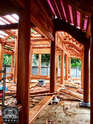 báo giá nhà gỗ gõ đỏ