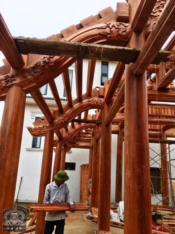 Nhà Gỗ Xứ Đoài – Làm Nhà Gỗ Truyền Thống Tại Canh Nậu Thạch Thất Hà Nội