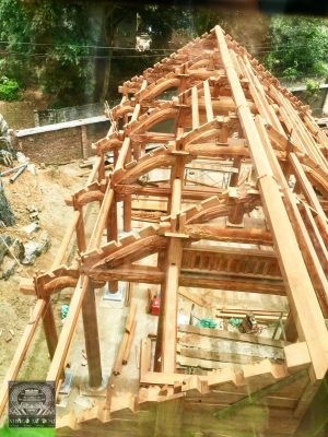 làm nhà gỗ 5 gian