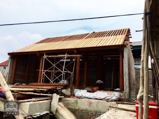 làm nhà gỗ lim 3 gian đẹp