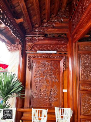 thi công nhà gỗ lim