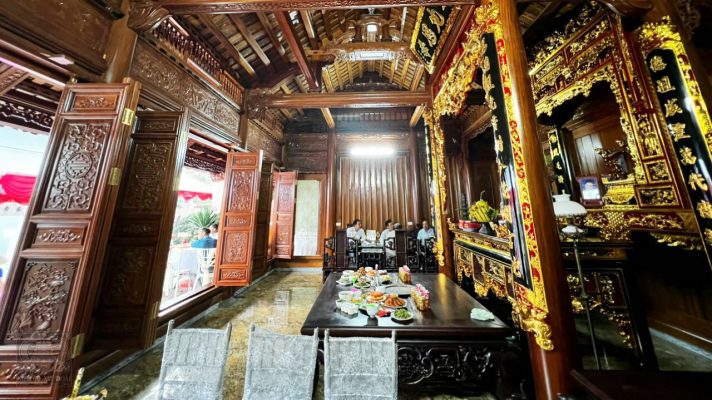 thi công nhà gỗ lim