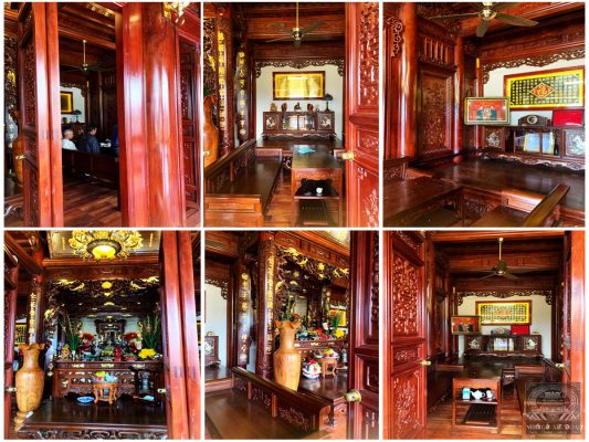 nhà gỗ lim lào 3 gian
