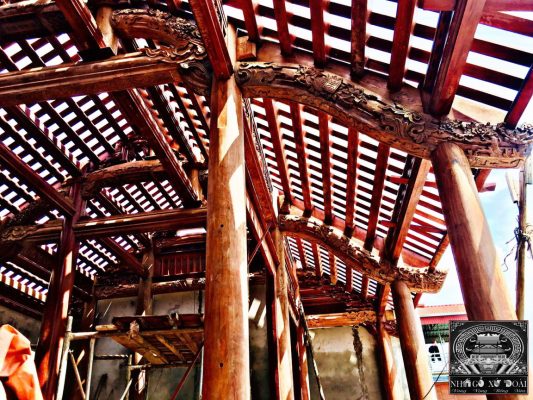 nhà gỗ lim lào 3 gian
