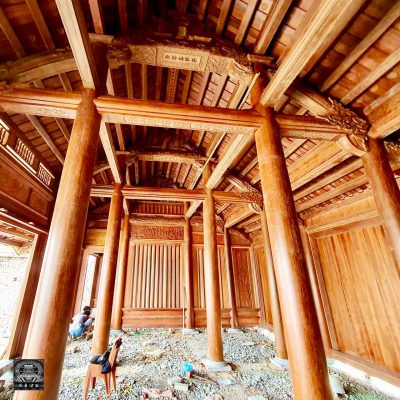 nhà gỗ sến 5 gian