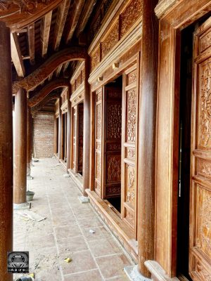 nhà gỗ sến 5 gian