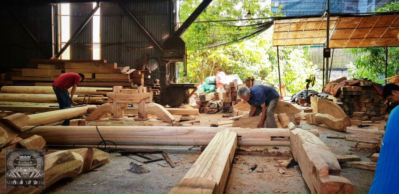 báo giá nhà gỗ xoan