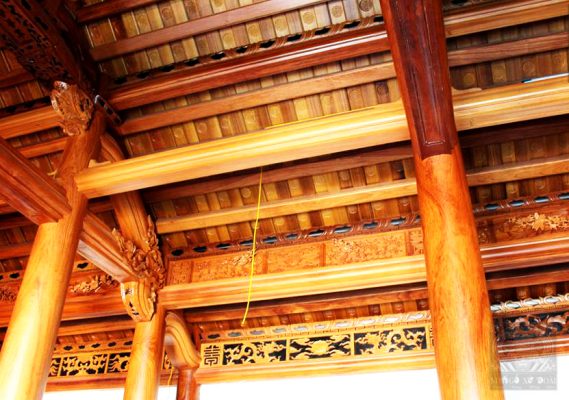 nhà gỗ gõ đỏ 3 gian