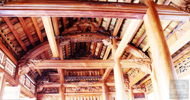 nhà gỗ gõ đỏ 3 gian