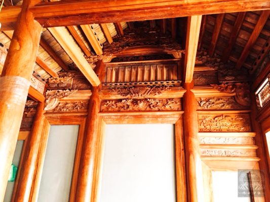 nhà gỗ gõ đỏ 3 gian