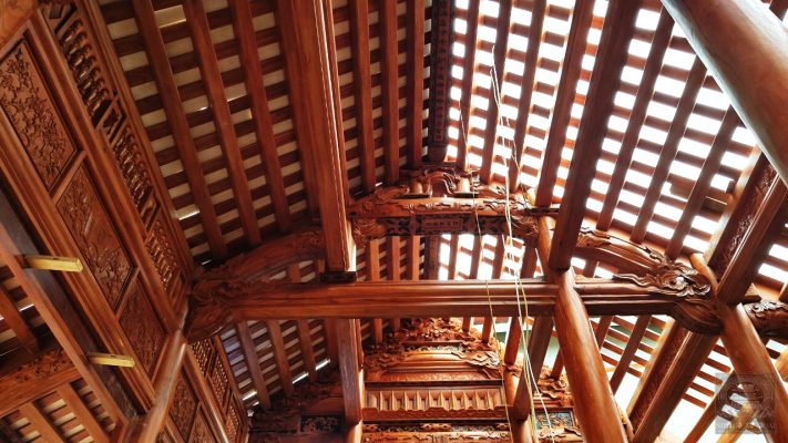 làm nhà gỗ xoan 3 gian