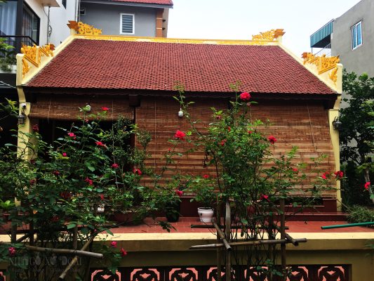 nhà gỗ lim 3 gian 12 cột