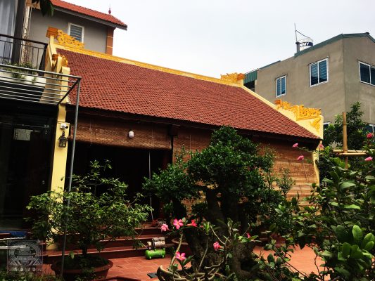 nhà gỗ lim 3 gian 12 cột