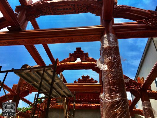 làm nhà gỗ xoan