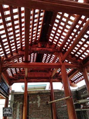nhà gỗ xoan 3 gian hoành sến