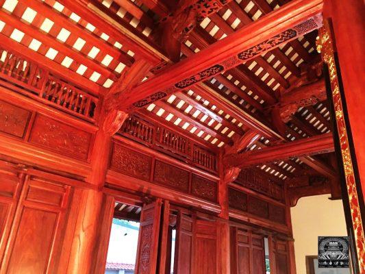nhà gỗ xoan 3 gian đẹp