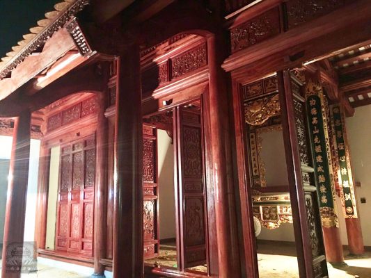 nhà gỗ xoan 3 gian đẹp