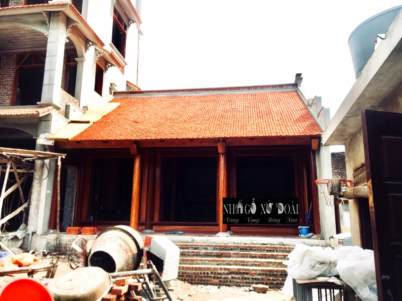 làm nhà gỗ lim 3 gian